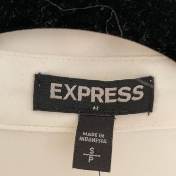 Express sheer cream button down - Picture 3 of 3